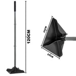 Woodside Heavy Duty Reinforced Steel Ground Tamper | Professional Soil & Gravel Compactor