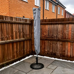 Oxbridge Grey Rotary Line Waterproof Outdoor Garden Furniture Cover