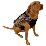 Nitehawk Hunting Dog Vest, Neoprene Camouflage Dog Coat with Full Zip Closure