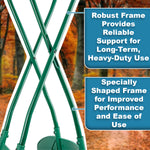 Woodside Long Handle Leaf Grabbers Garden Leaf Scoops with Foam Grip Handles Large Capacity Collectors