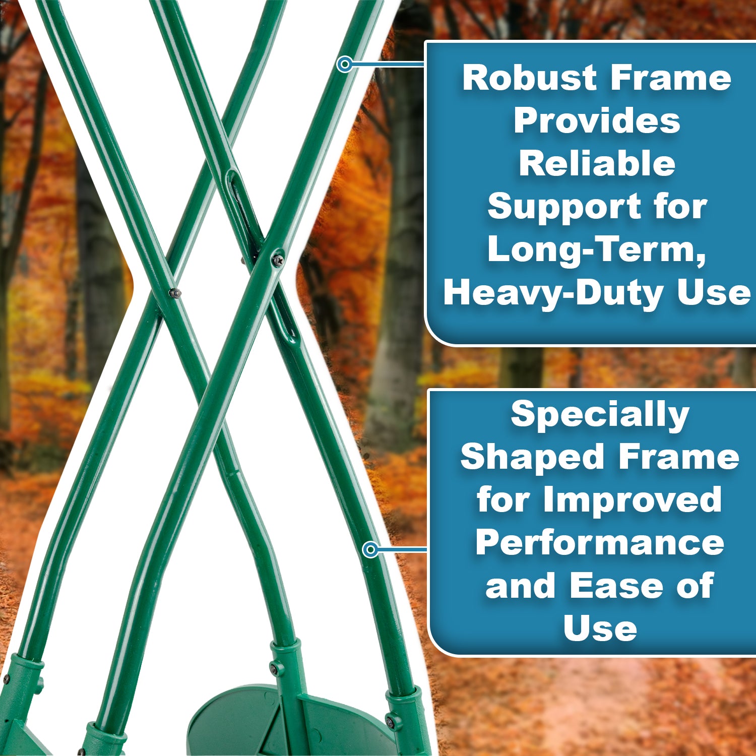 Woodside Long Handle Leaf Grabbers Garden Leaf Scoops with Foam Grip Handles Large Capacity Collectors