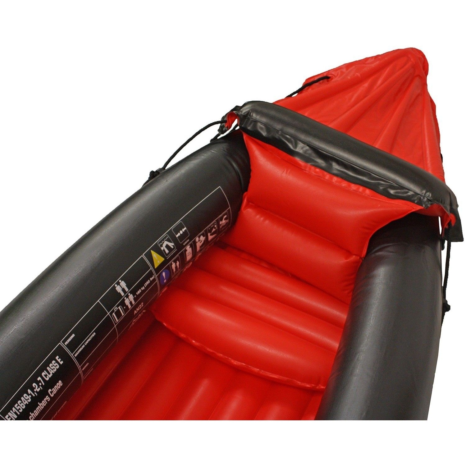 Inflatable Kayak Blow Up Two Person Canoe With Paddle Water Sports