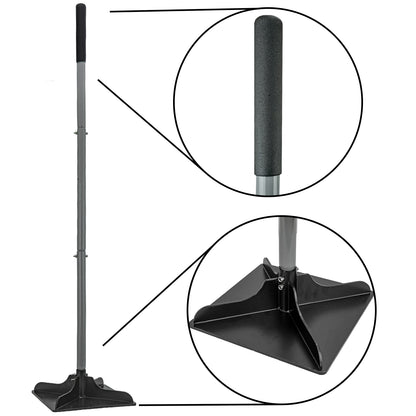 Woodside Heavy Duty Reinforced Steel Ground Tamper | Professional Soil & Gravel Compactor