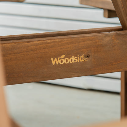 Woodside 8 Seater Round Pressure Treated Wooden Garden/Pub Bench