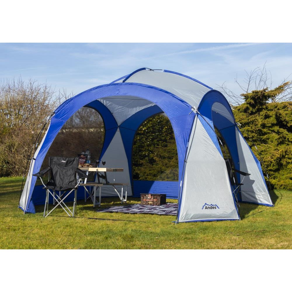 Andes Outdoor Camping Dome Shelter 3.65m x 3.65m Event Marquee Gazebo