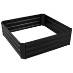 Woodside Tunstall Outdoor Garden Raised Steel Vegetable/Herb/Flower Grow Bed Planter