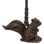 Woodside Heavy Duty Cast Iron Decorative Squirrel Shaped Door Stop, Doorstopper/Jammer