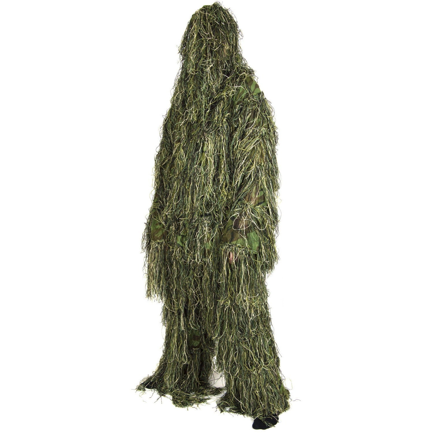 Nitehawk Kids/Childrens Woodland Camo/Camouflage Hunting 3D Ghillie Burlap Suit