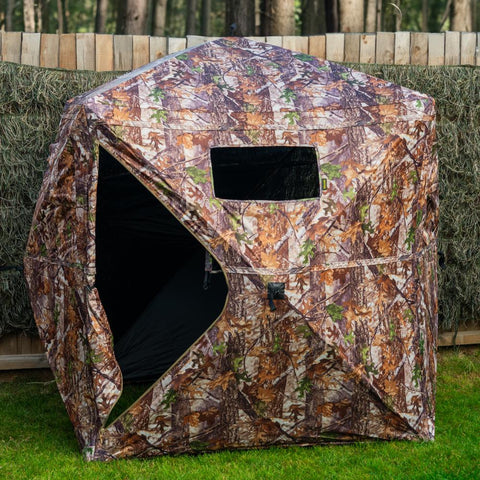 Nitehawk 2-3 Person Pop Up See Through 270 Degree Hunting Blind/Shooting Tent