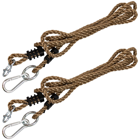 Woodside Childrens/Kids Garden Tree Swing Conversion/Extension Ropes (pack of 2)