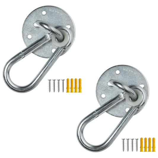 Woodside Outdoor Hammock Swing Wall Hook Set x 2