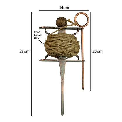 Woodside 25m Stainless Steel Garden/Allotment Planting String Line Row Marker