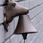 Woodside Cast Iron Wall Mounted Doorbell Chime Antique Deer/Stag Design